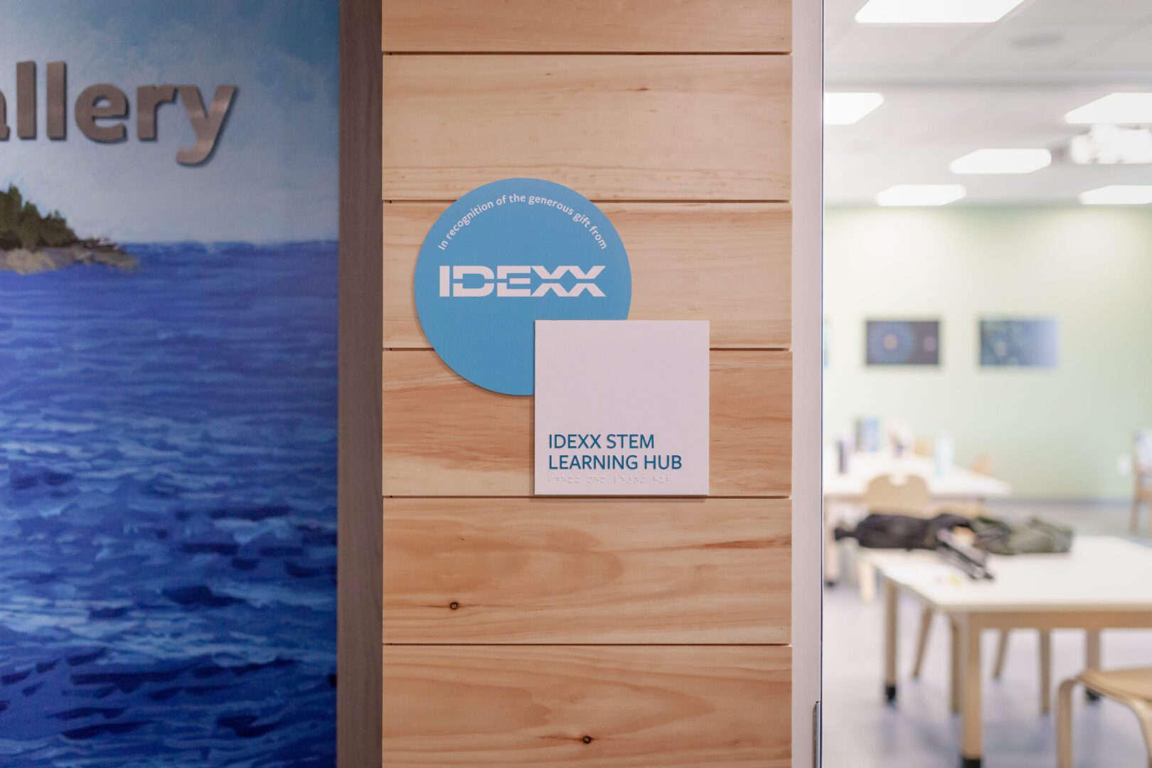 Indexx Stem learning hub indentity and wayfinding signage