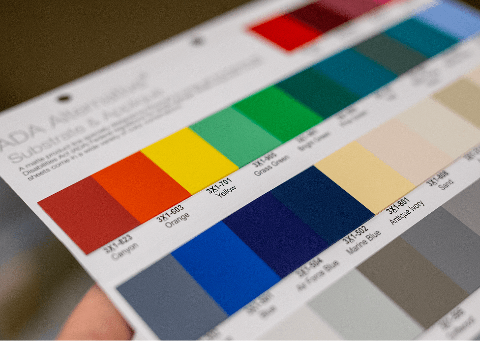 ada substrate color selection palette
